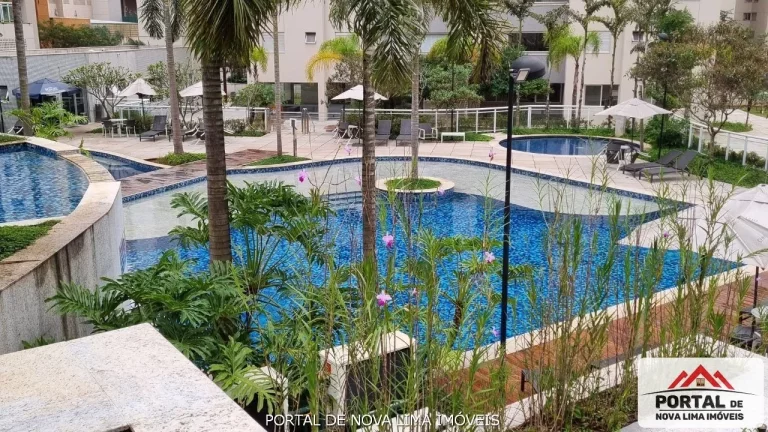 Imagem Apartamento de 3 Quartos a venda no Vila da Serra, andar alto, com Vista Definitivada. Lazer completo, Sinta se num Resort