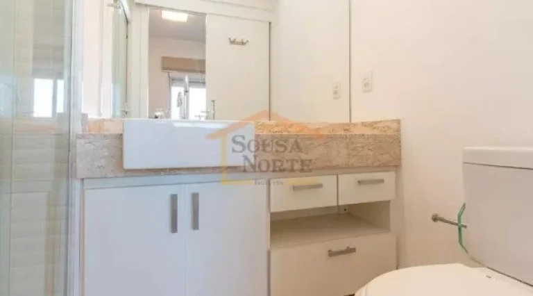 Imagem Apartamento com 82 m², com 2 dormitórios, sendo 1 suite, 3 banheiros, varanda, armários nos dormi...