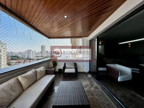 Imagem Venda luxuoso Apartamento 274m² com 4 dormitórios, 3 vagas de garagem, na Vila Alexandria.