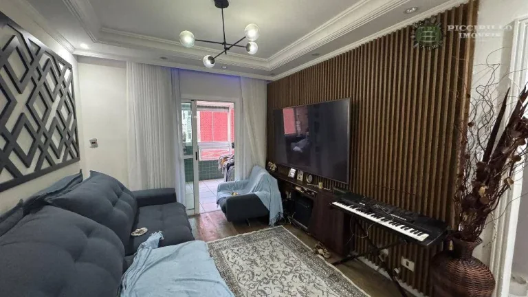 Imagem Apartamento com 2 dormitórios à venda, 95 m² por R$ 580.000,00 - Canto do Forte - Praia Grande/SP