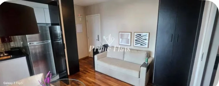Imagem Flat disponível para locação no Gran Estanconfor Veranda Berrini, com 40m², 1 dormitório e 1 vaga