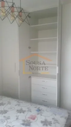 Imagem Apartamento com 41m², dispõe de 1 dormitório, 1 banheiro, sala, cozinha, armários na cozinha e d...