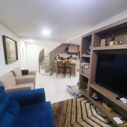 Imagem Apartamento Duplex com 3 dormitórios à venda, 102 m² por R$ 1.050.000 - Vila Curuçá - Santo André/SP