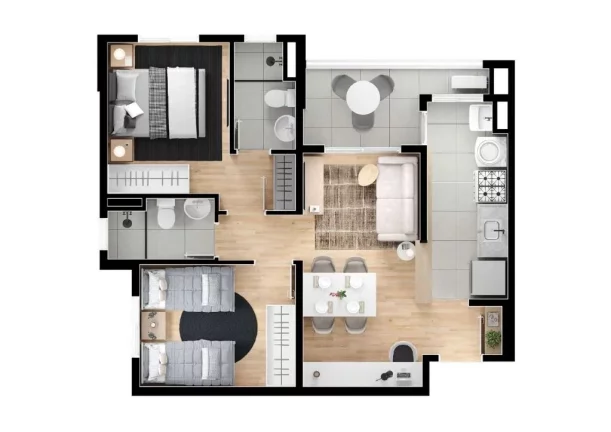 Imagem LANÇAMENTO - RESIDENCIAL LIV CARDOSO DE SIQUEIRA, CENTRO, MOGI DAS CRUZES