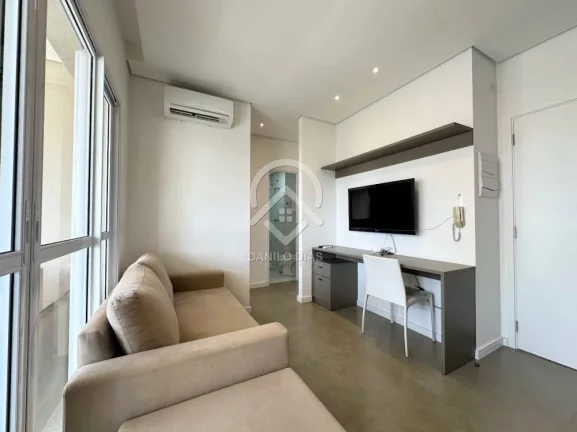 Apartamento com 1 Quarto para Alugar, 37 m² em Brooklin - São Paulo
