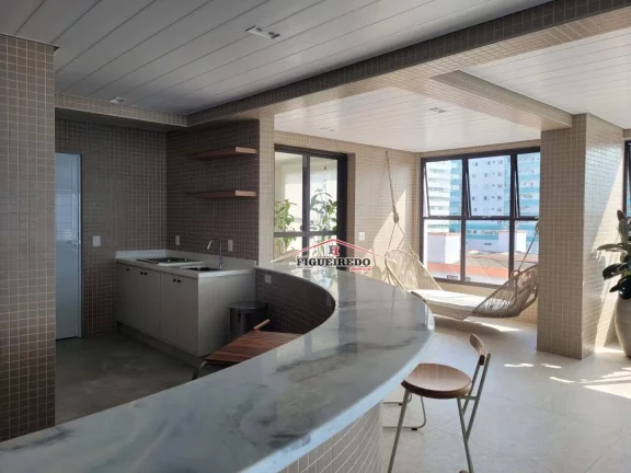 Imagem Apartamento à venda, 143 m² por R$ 2.500.000,00 - Canto do Forte - Praia Grande/SP