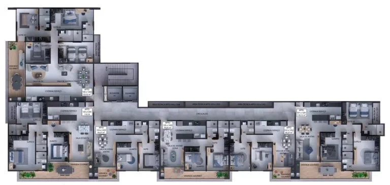 Imagem Apartamento à venda, 70 m² por R$ 703.792,35 - Aeroclube - João Pessoa/PB
