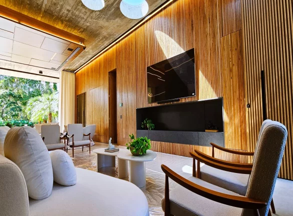 Imagem Casa de luxo à venda em Riviera de São Lourenço Módulo 15: 5 suítes, 3 salas, 3 vagas, 542m² de área.
