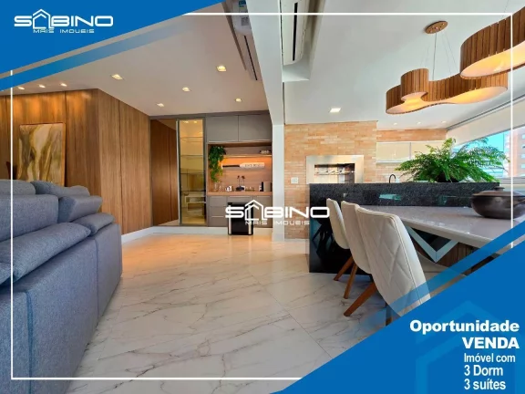 Imagem Apartamento Pé na areia à venda na Riviera, com 3 dormitórios 3 suítes, 143m² - Riviera de São Lourenço Bertioga SP