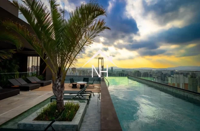 Imagem Studio em Perdizes de 26m c/ 1 dormitório, varanda gourmet, pet place, bicicletário, churrasqueira, sports bar,coworking,pilates,piscina,fitness,sauna