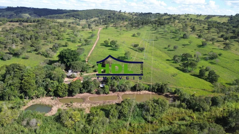 Imagem Chácara Top 4 Tanques de peixes 100 Kms de GoiâniaSão 4,3 alqs Casa simples, com pomar com muita ...