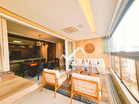 Imagem Apartamento com 3 quartos à venda, 171 m² por R$ 2.400.000 - Embaré - Santos/SP