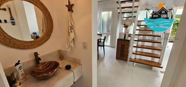 Imagem Casa para locação de Temporada em Juquehy com 4 dormitórios, 2 suítes, jacuzzi, churrasqueira, 60m da praia, max. 9 pessoas. | Juquehy Imobiliária