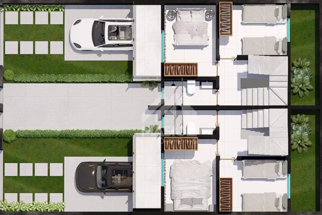 Imagem Casa com 2 dormitórios à venda, 64 m² por R$ 390.000,00 - Cidade da Barra - Vila Velha/ES