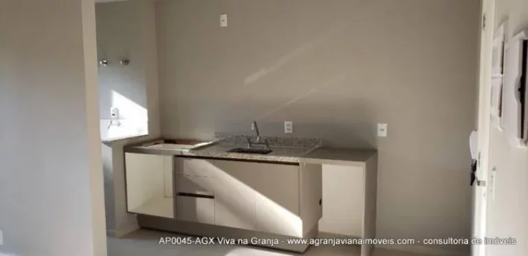 Imagem Apartamento com 1 dormitório para alugar, 38 m² - Granja Viana - Cotia/SP