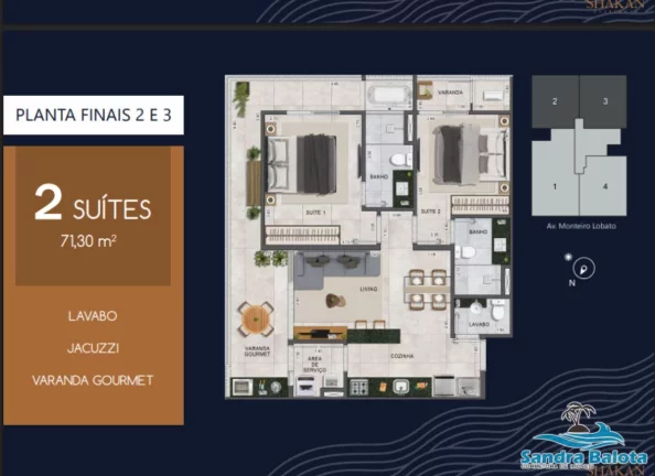 Imagem Shakam Residence apartamentos de 2 dormitórios no Itaguá/Ubatuba