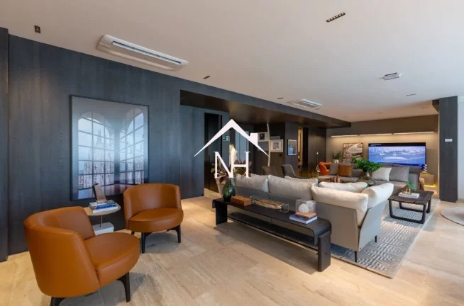 Imagem Apartamento de 281m em frente ao Parque Ibirapuera c/ 4 suítes,4 vagas,piscinas,deck,pool,pet place,playground,sauna,quadras,salão de jogos,coworking