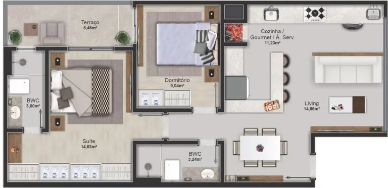 Imagem Apartamento à venda no bairro Nações - Balneário Camboriú/SC