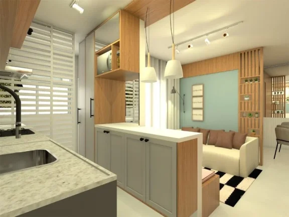 Imagem APARTAMENTO 2 QUARTOS /1 SUÍTE, VARANDA GOURMET À VENDA, 58 M² POR R$ 230.000 - RESIDENCIAL PARQUE DOS SERVIDORES - RIBEIRÃO PRETO/SP