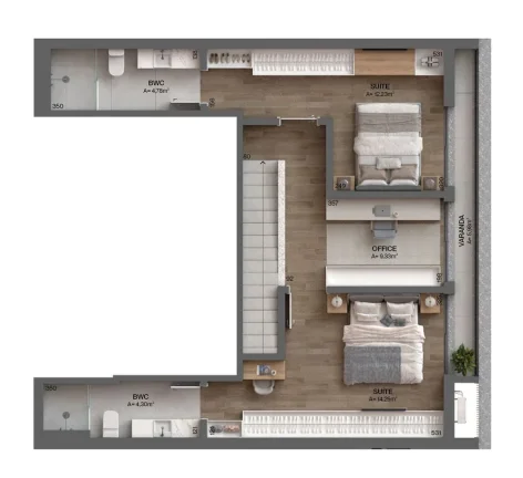 Imagem Loft 1Dormitório para venda em Florianópolis - SC
