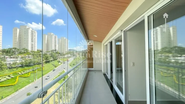 Imagem Apartamento semi-mobiliado para alugar Alphaville - Tamboré com 1 suíte e 1 vaga - 50m² | R$4.684,00 pacote - Santana de Parnaíba/SP