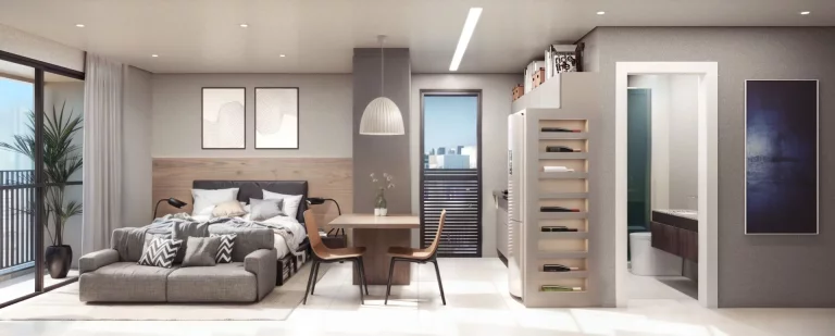 Imagem Studio à venda no São Francisco | 1 quarto, 35m², vaga de garagem – Now Residence, entrega jun/2026