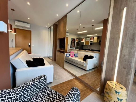 Imagem Apartamento com 1 dormitório para alugar, 46 m² por R$ 5.300/mês - Boqueirão - Santos/SP