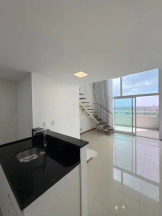 Imagem Loft para Locação na Colina A ? Patamares | Vista Mar | Pé-Direito Duplo | Alto Padrão