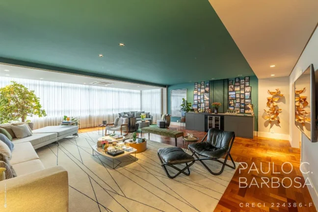 Imagem Higienópolis Venda - 4 Suítes - 2 Vagas - 400m² - Mobiliado
