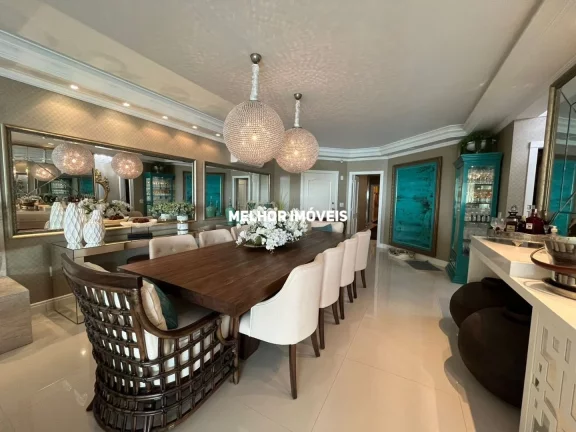 Imagem Apartamento a venda com vista Mar mobiliado, equipado e decorado com 04 Suítes Localizado na Meia Praia Itapema