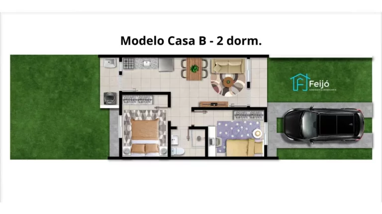 Imagem Lançamento de Casas de 2 e 3 dormitórios - Zona Sul - Bairro Hípica