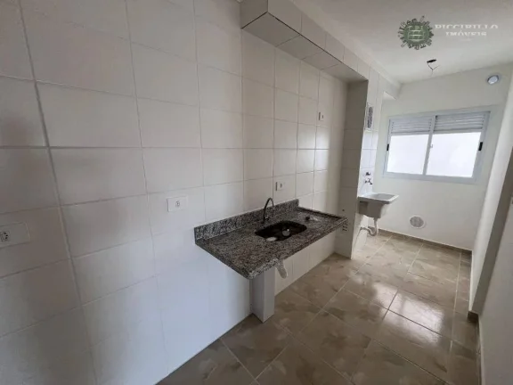Imagem Apartamento com 2 dormitórios à venda, 60 m² por R$ 438.000,00 - Boqueirão - Praia Grande/SP