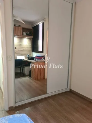 Imagem Flat disponível para locação no Twin Towers Ibirapuera, com 70m², 2 dormitórios e 2 vagas de garagem