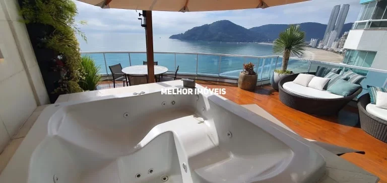 Imagem Apartamento Garden alto padrão á venda localizado em Frente Mar em Balneário Camboriú.