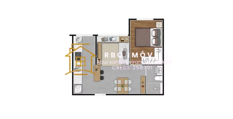 Imagem Bella Cidade apartamento 2 dorm. 1 vaga à venda em Itapevi