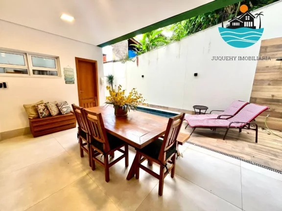Imagem Aluguel de Temporada Juquehy, Casa a Venda - com 3 suítes, lado direito, piscina e churrasqueira privativa máx. 8 pessoas | Juquehy Imobiliária