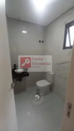 Imagem Sobrado para Venda em Santo André, Vila Lucinda, 3 dormitórios, 3 suítes, 4 banheiros, 4 vagas