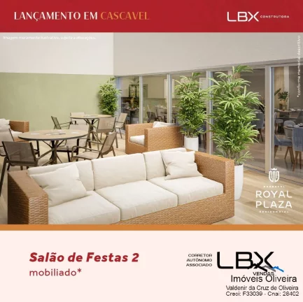 Imagem Apartamentos Edifício Royal Plaza a partir de R$ 381.460,90