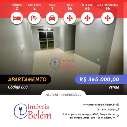 Apartamento para venda no Condomínio Ville Ametista com 3/4 sendo 1 suíte