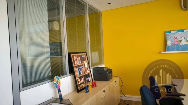Imagem Sala mobiliada com 80 m² para aluguel por R$ 7.900,00 - Alphaville/SP