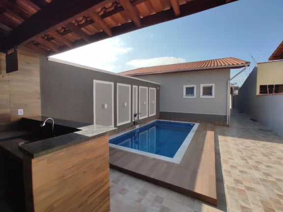 Imagem Casa com 2 dorms, Balneário Tupy, Itanhaém - R$ 370 mil, Cod: 1925