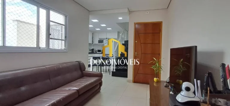 Imagem Venda de Linda Cobertura Mobiliada | 110m² | Campestre - Santo André | 2 Vagas | Vista Livre! Se v...