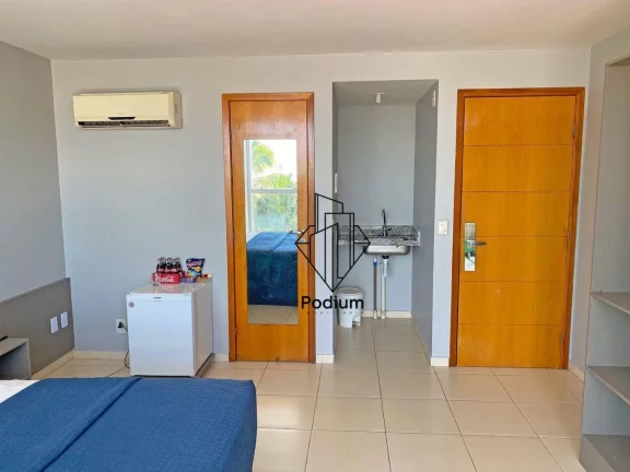 Imagem Flat mobiliado e equipado à beira-mar com vista definitiva para o mar da praia do Cabo Branco - FL0923