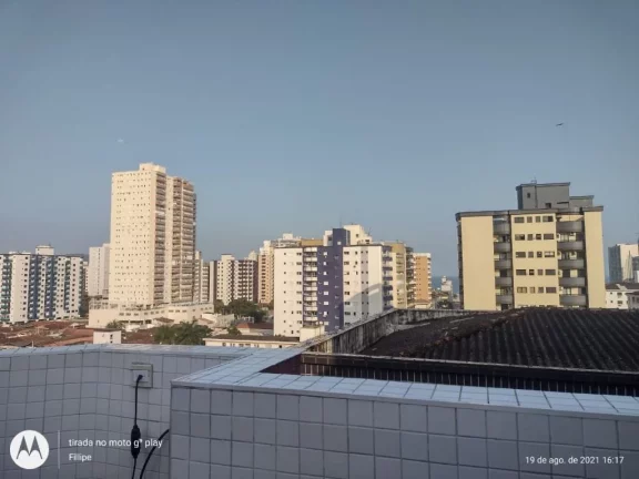 Imagem Cobertura com 3 dormitórios à venda, 136 m² por R$ 580.000,00 - Vila Guilhermina - Praia Grande/SP