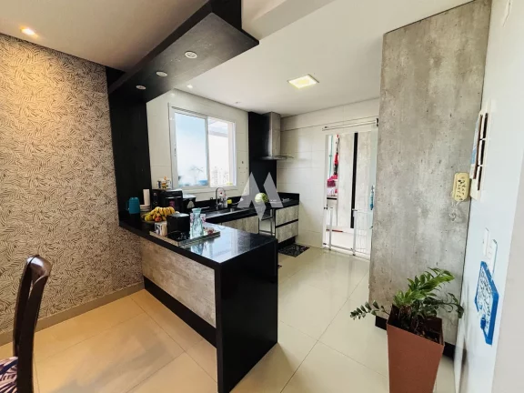 Imagem Apartamento Cobertura Duplex com 3 dormitórios e 2 vagas demarcadas - Marapé / Santos