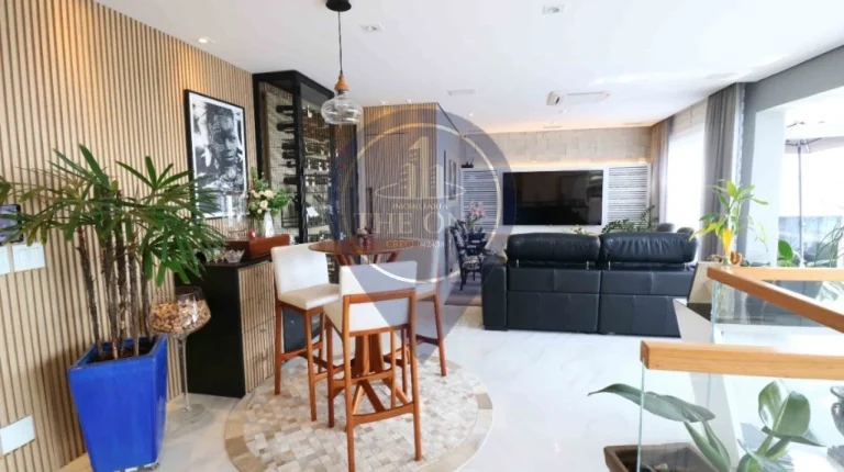 Imagem Cobertura de luxo à venda em Pinheiros, São Paulo-SP: 1 quarto, 1 suíte, 138m² e 2 vagas de garagem