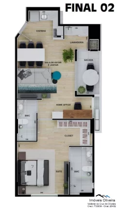 Imagem EDIFICIO ISAAC NEWTON - CENTRO DE CASCAVEL A PARTIR DE R$ 622.600,00