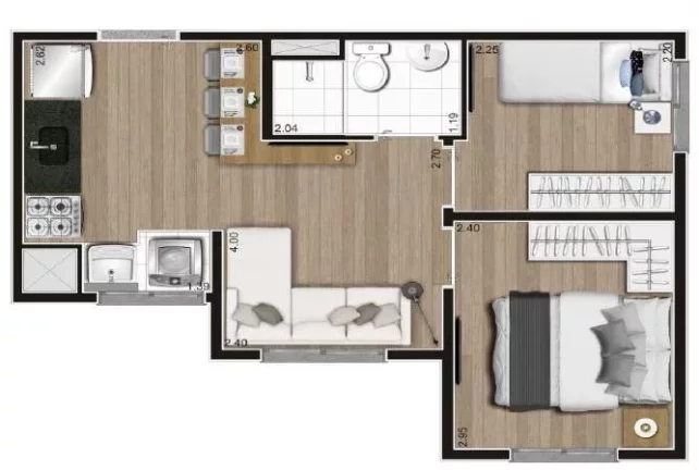 Imagem Apartamento com 2 Quartos à Venda, 37 m² em Terceira Divisão De Interlagos - São Paulo Imagem Apartamento com 2 Quartos à Venda, 37 m² em Terceira Divisão De Interlagos - São Paulo