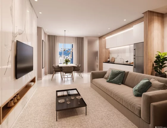 Apartamento com 2 Quartos à Venda, 75 m² em Meia Praia - Itapema