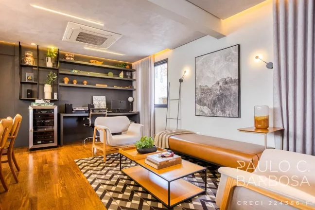 Imagem Santa Cecília Venda - 2 Suítes - 2 Vagas - 102m² - Mobiliado